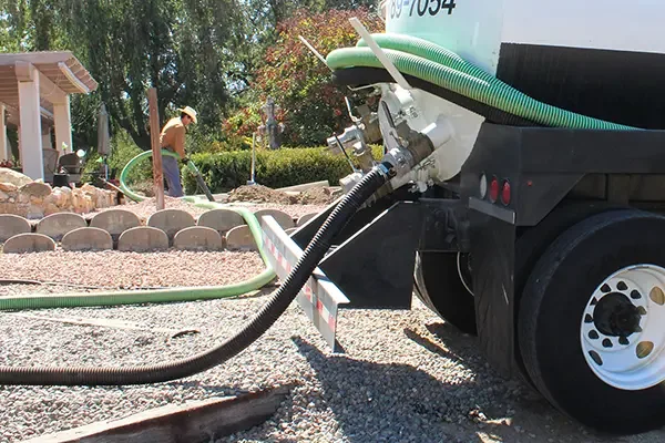 Septic tank pumping service